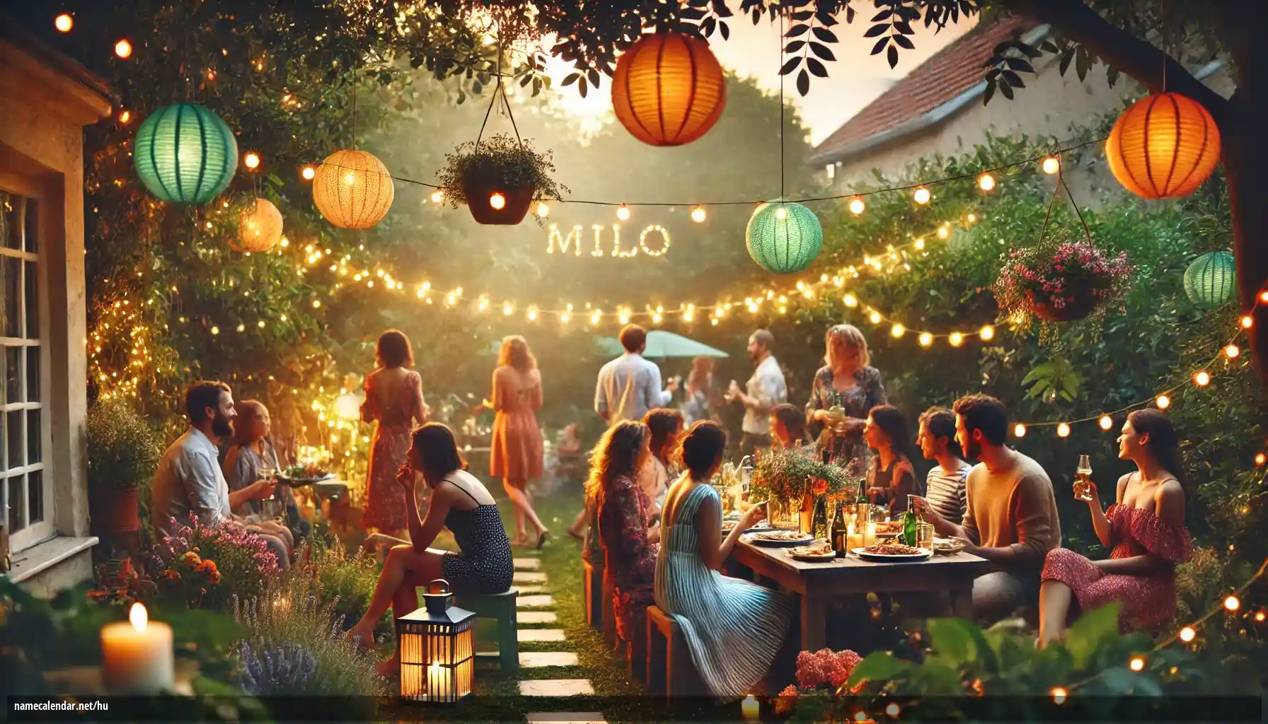 Névnap és név megünneplése - Milo