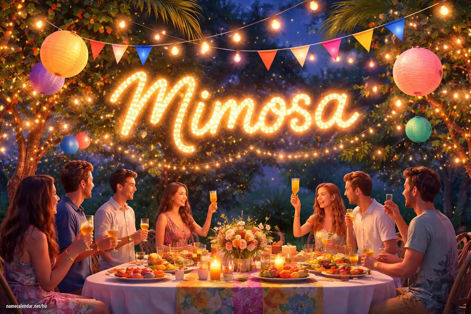 Névnap és név megünneplése - Mimosa