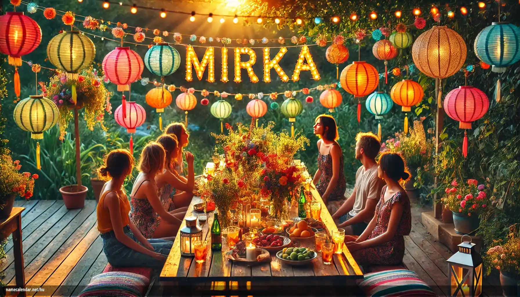 Névnap és név megünneplése - Mirka