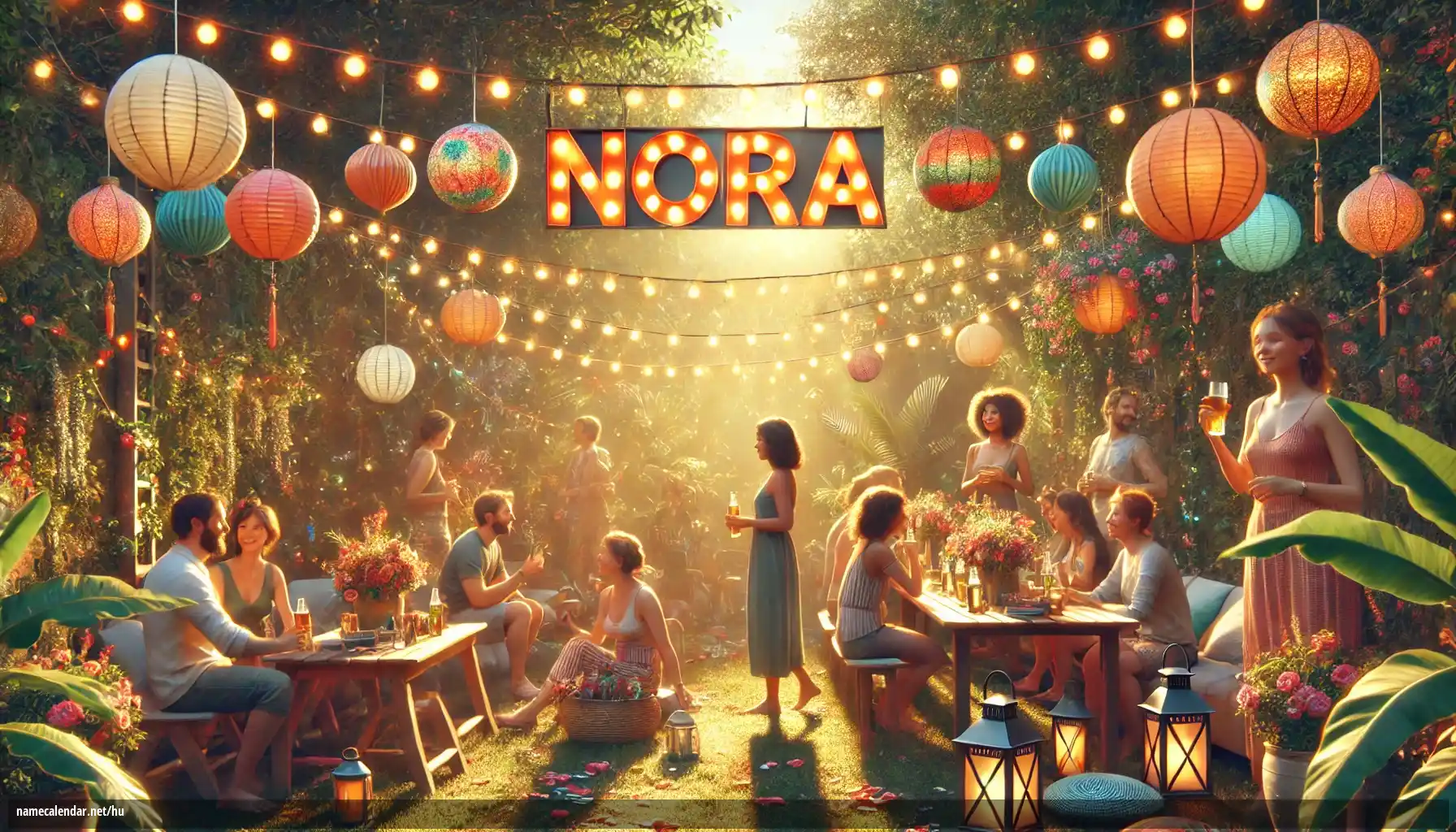 Névnap és név megünneplése - Nóra