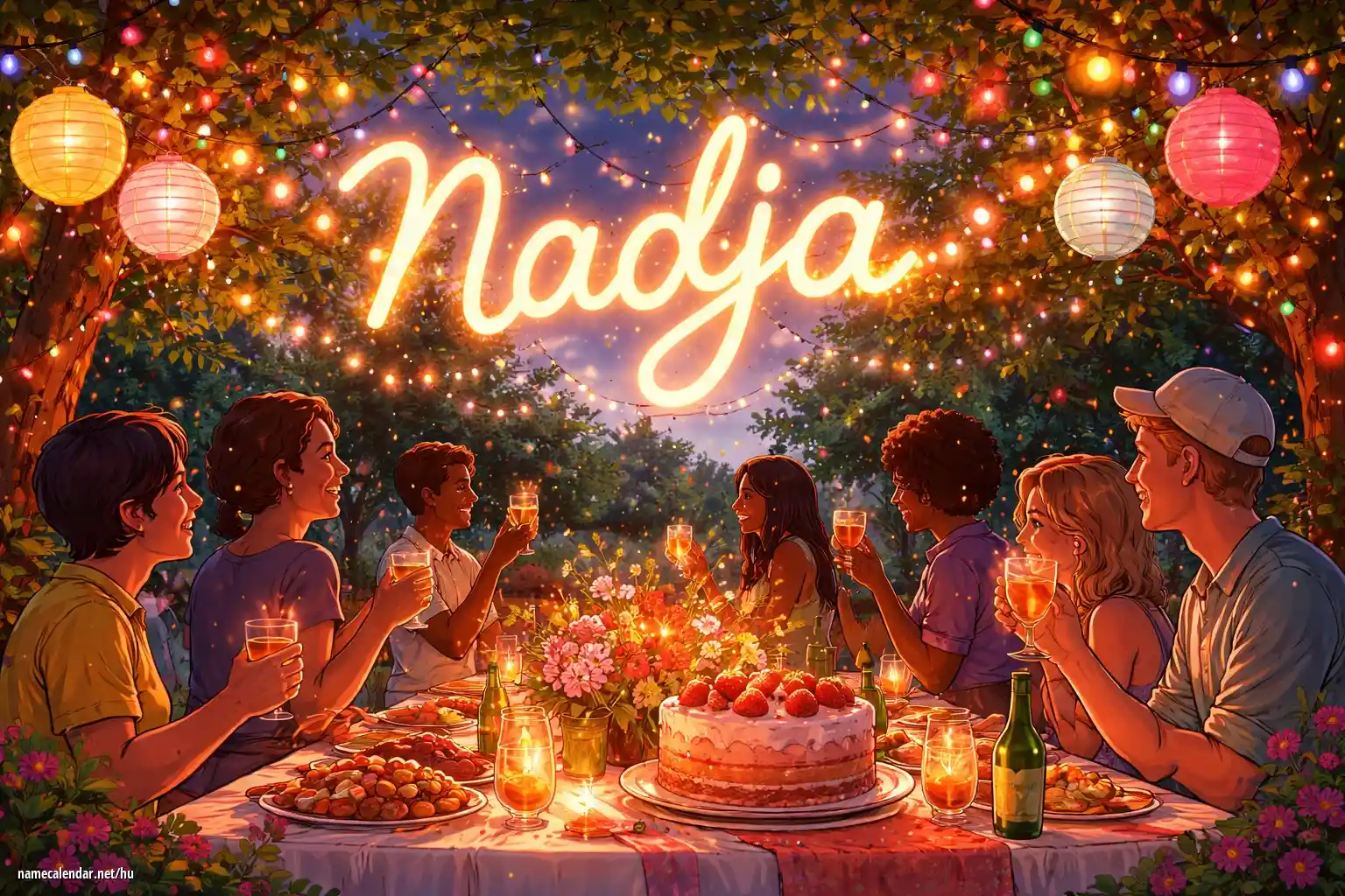 Névnap és név megünneplése - Nadja