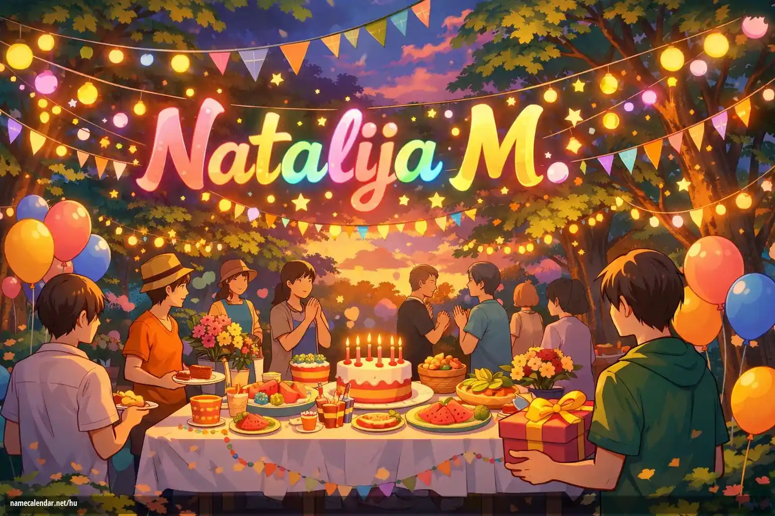 Névnap és név megünneplése - Natalija m.