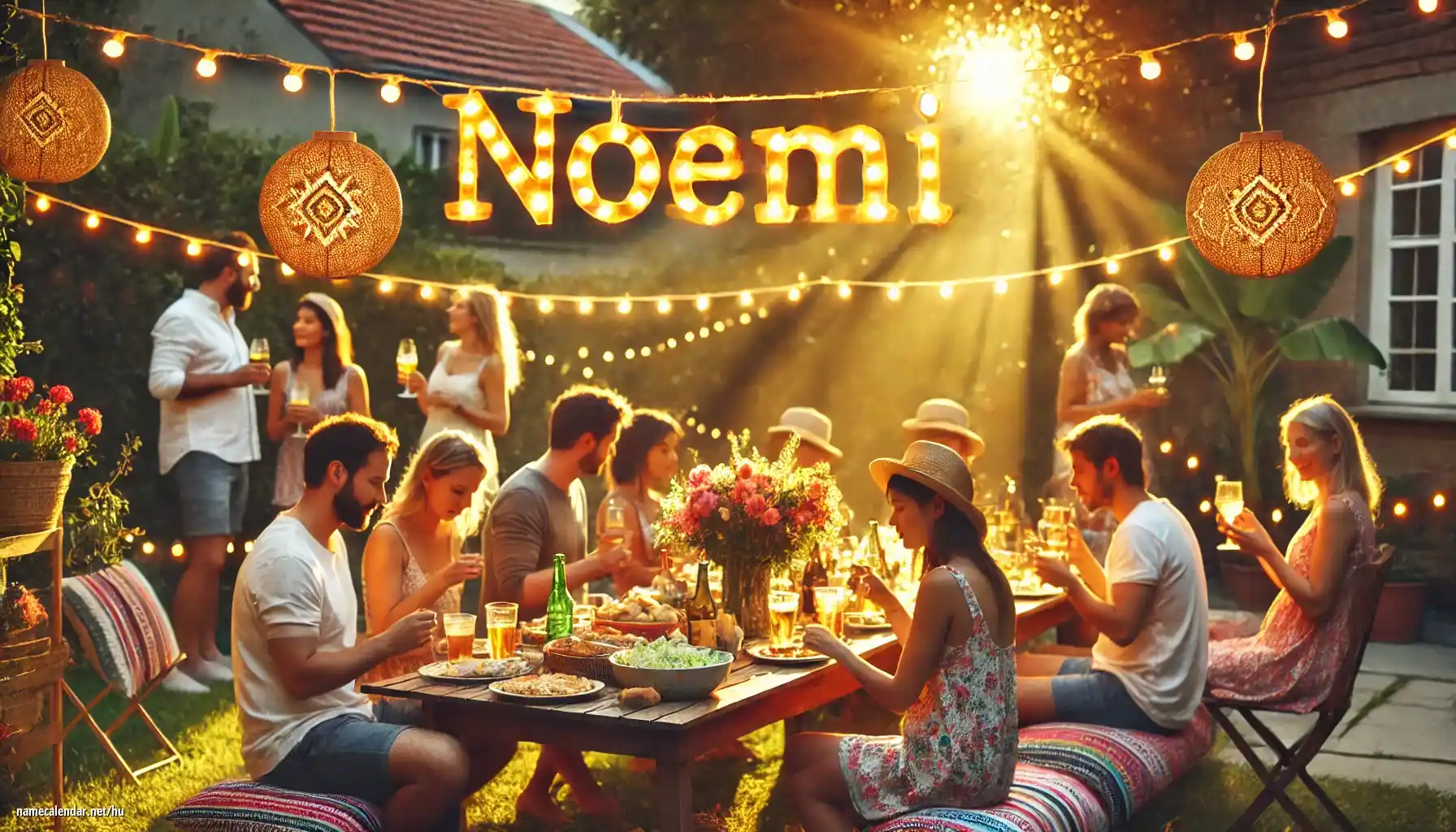 Névnap és név megünneplése - Noemí