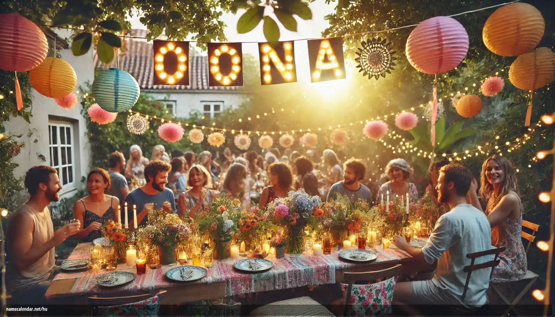 Névnap és név megünneplése - Oona