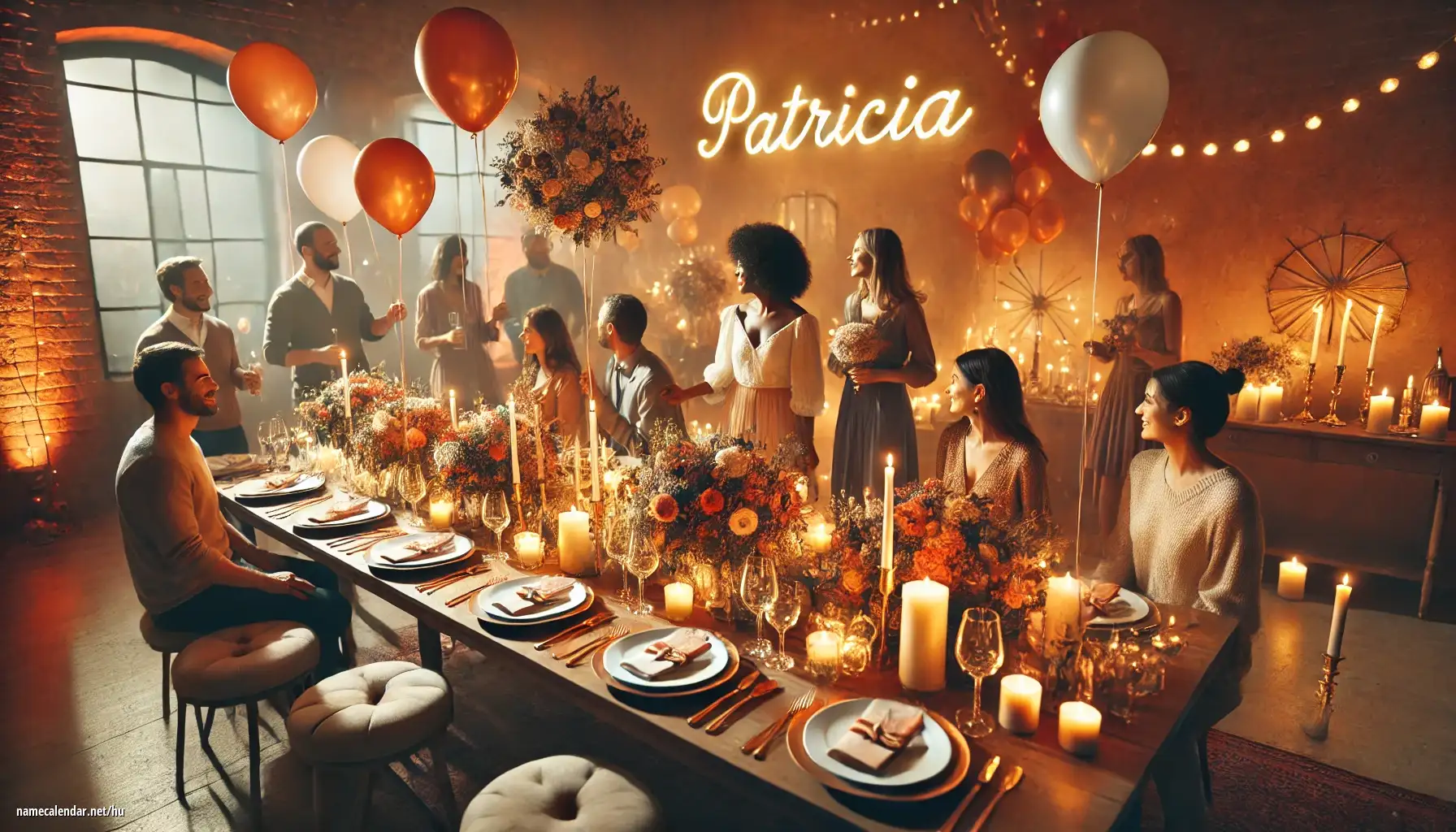 Névnap és név megünneplése - Patricia