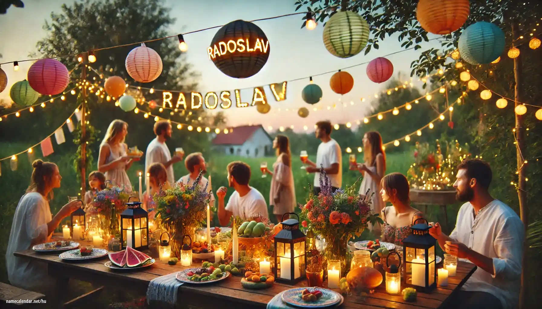 Névnap és név megünneplése - Radoslav