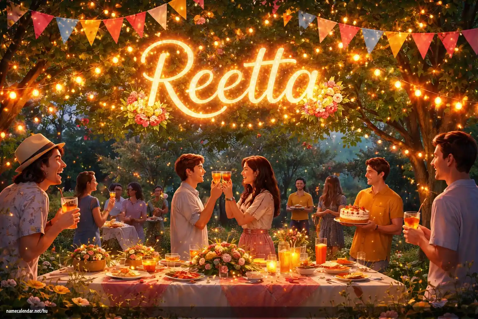 Névnap és név megünneplése - Reetta