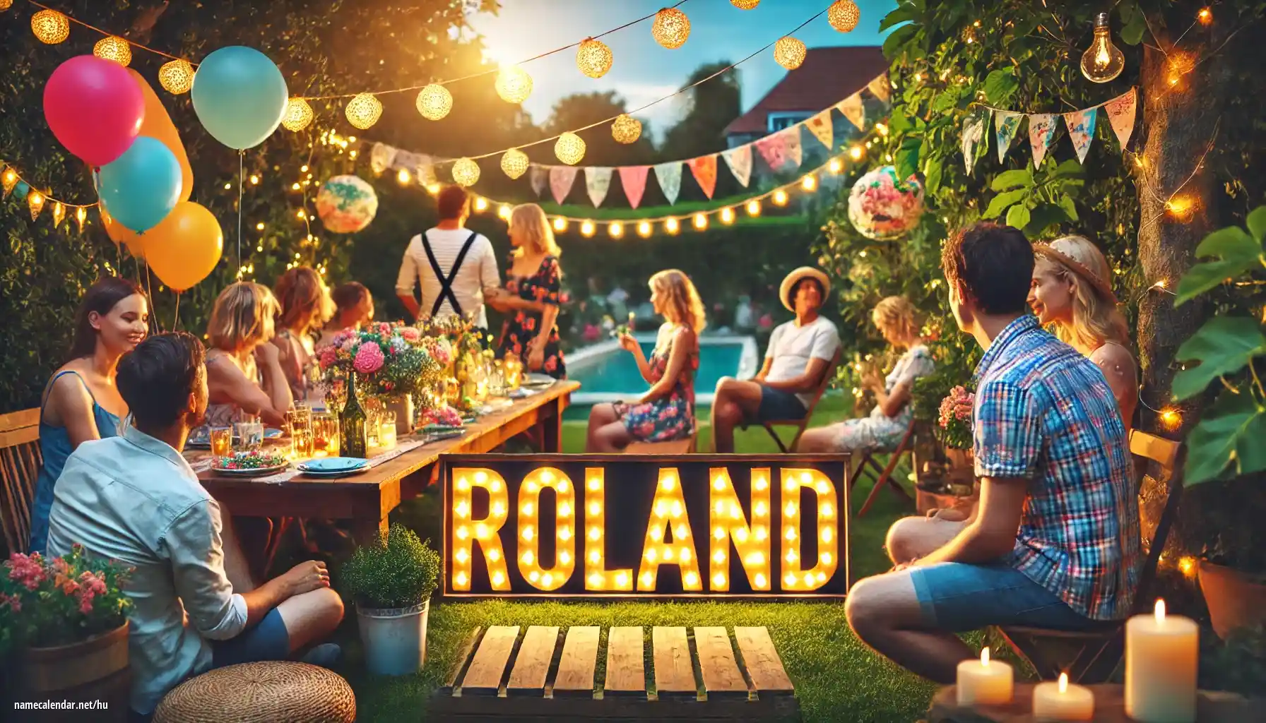Névnap és név megünneplése - Roland