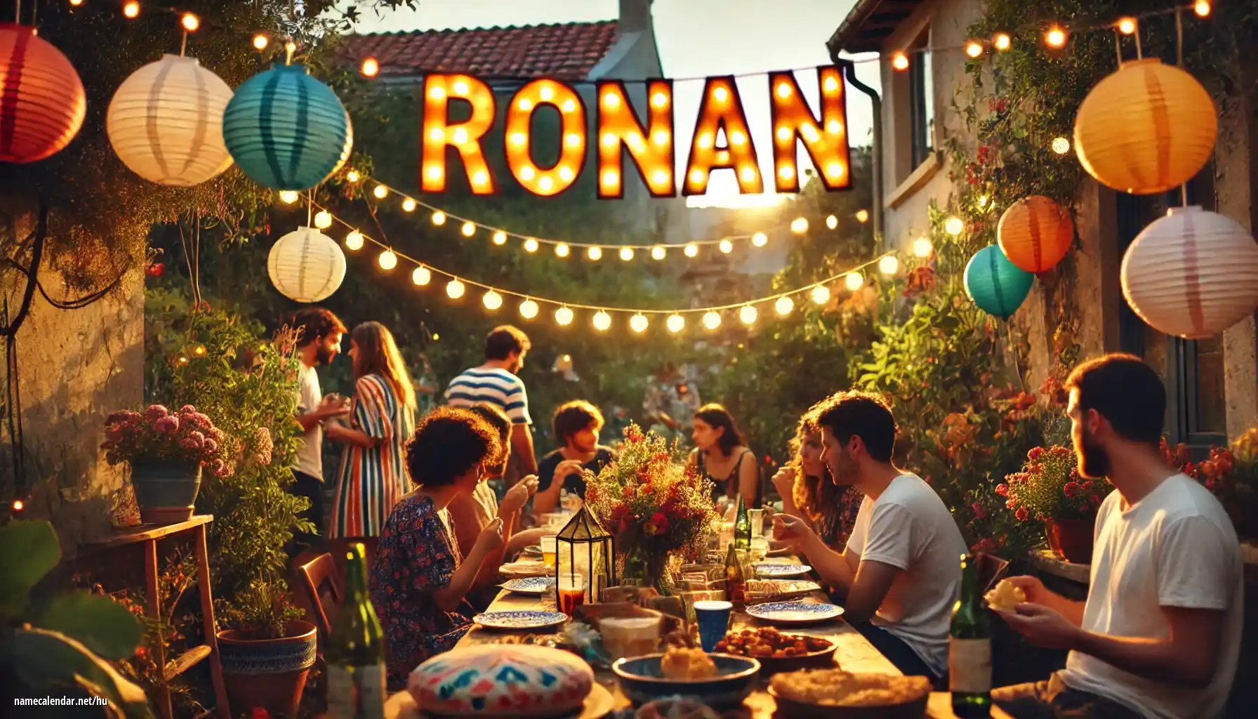 Névnap és név megünneplése - Ronan