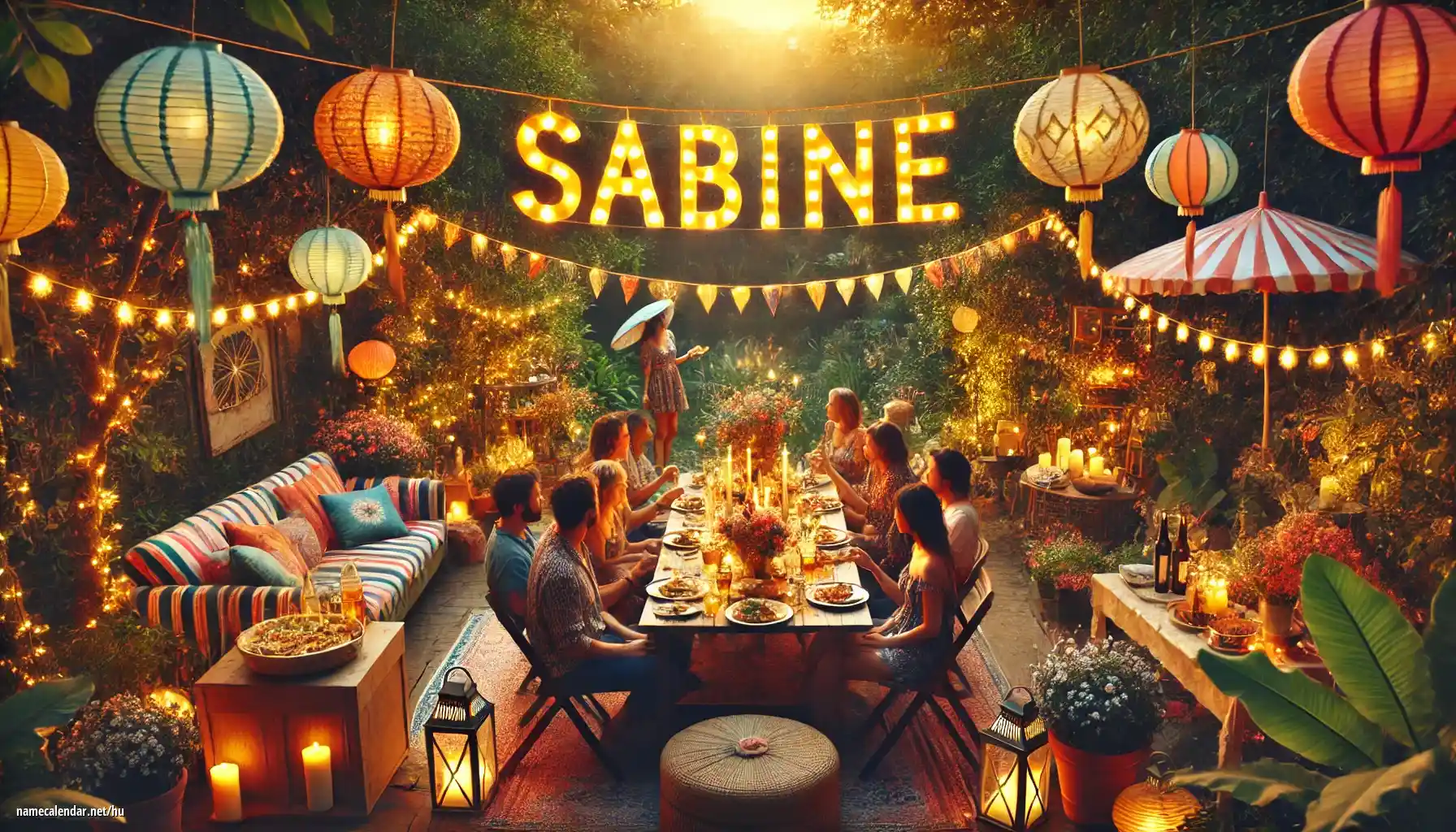 Névnap és név megünneplése - Sabine