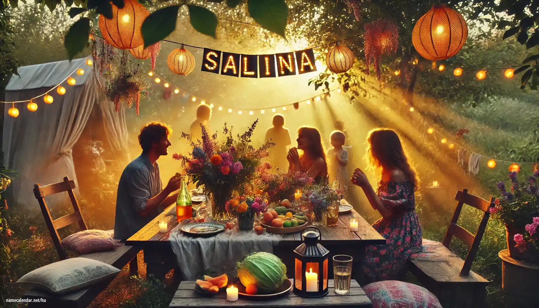 Névnap és név megünneplése - Salina