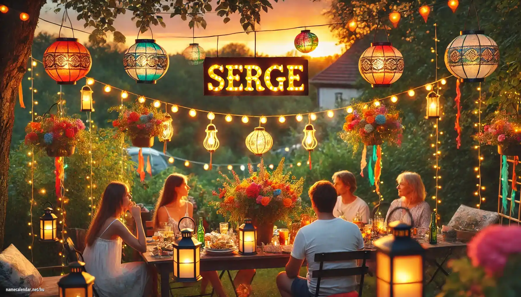 Névnap és név megünneplése - Serge