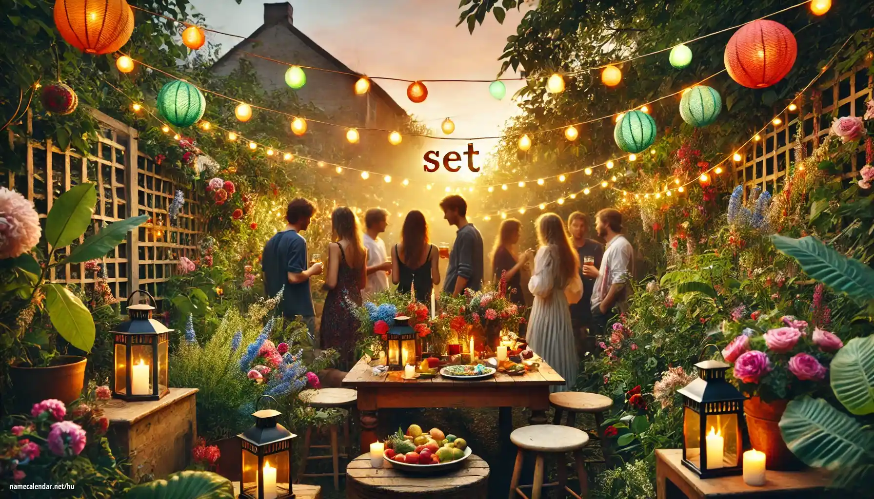 Névnap és név megünneplése - Set