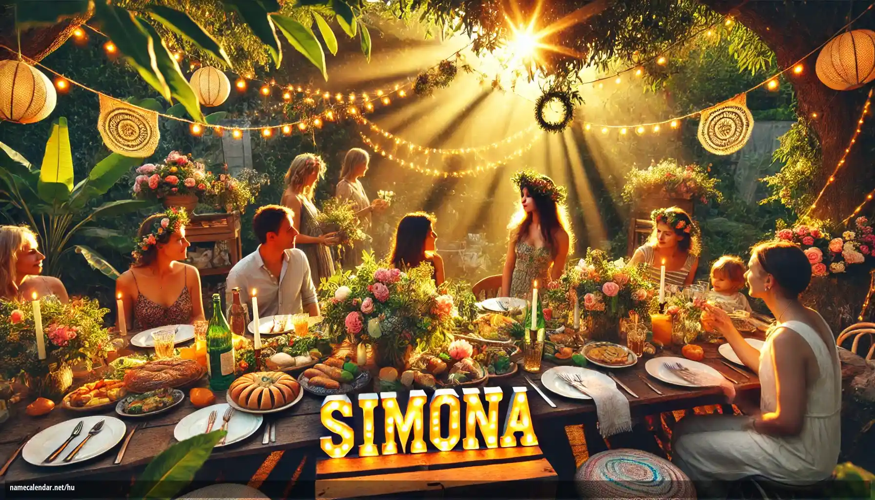 Névnap és név megünneplése - Simona