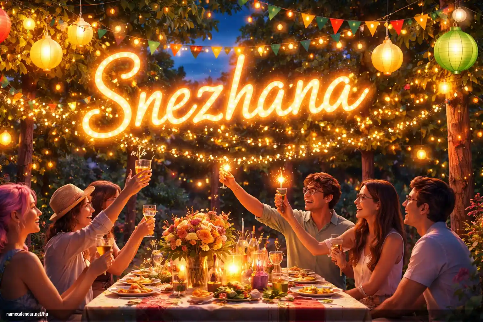 Névnap és név megünneplése - Snezhana