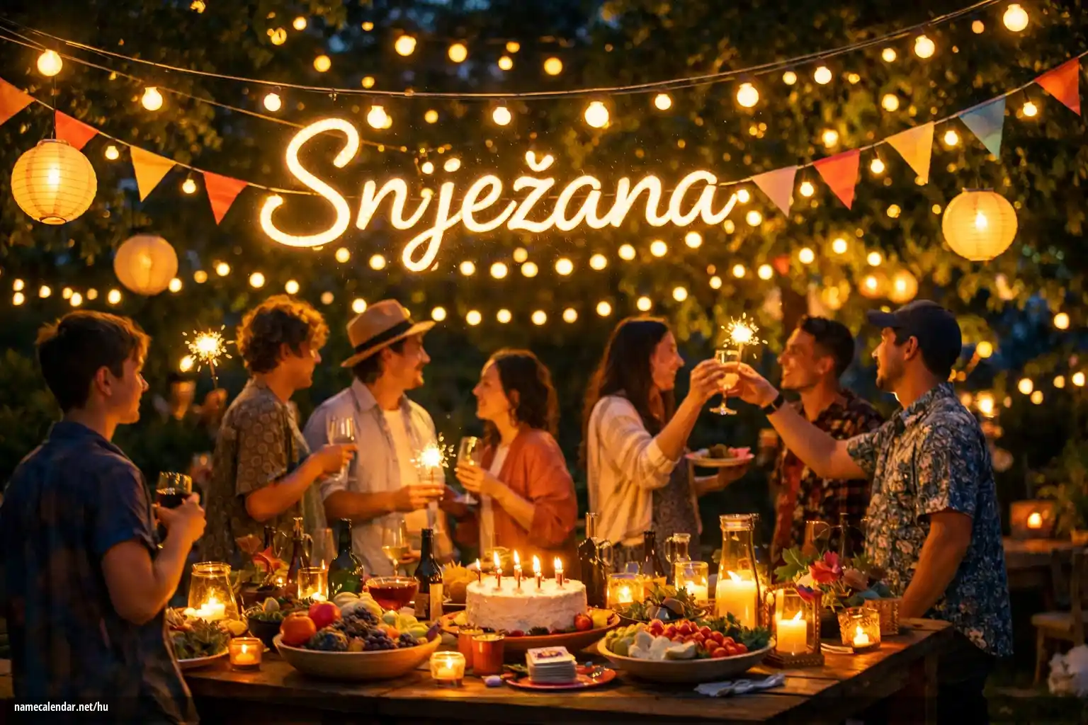 Névnap és név megünneplése - Snježana