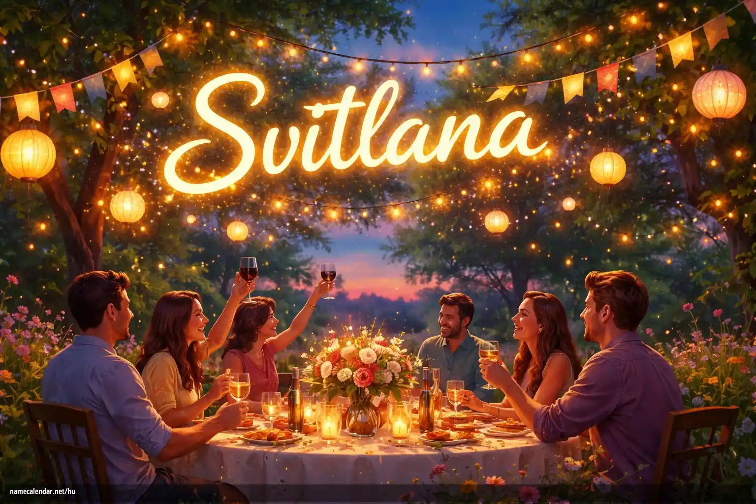 Névnap és név megünneplése - Svitlana