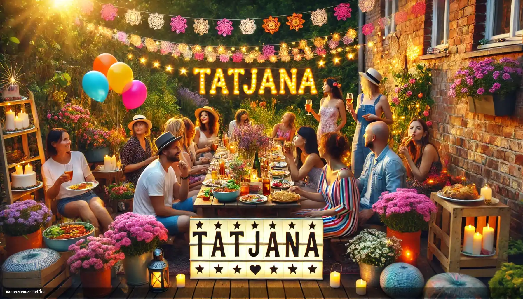 Névnap és név megünneplése - Tatjana