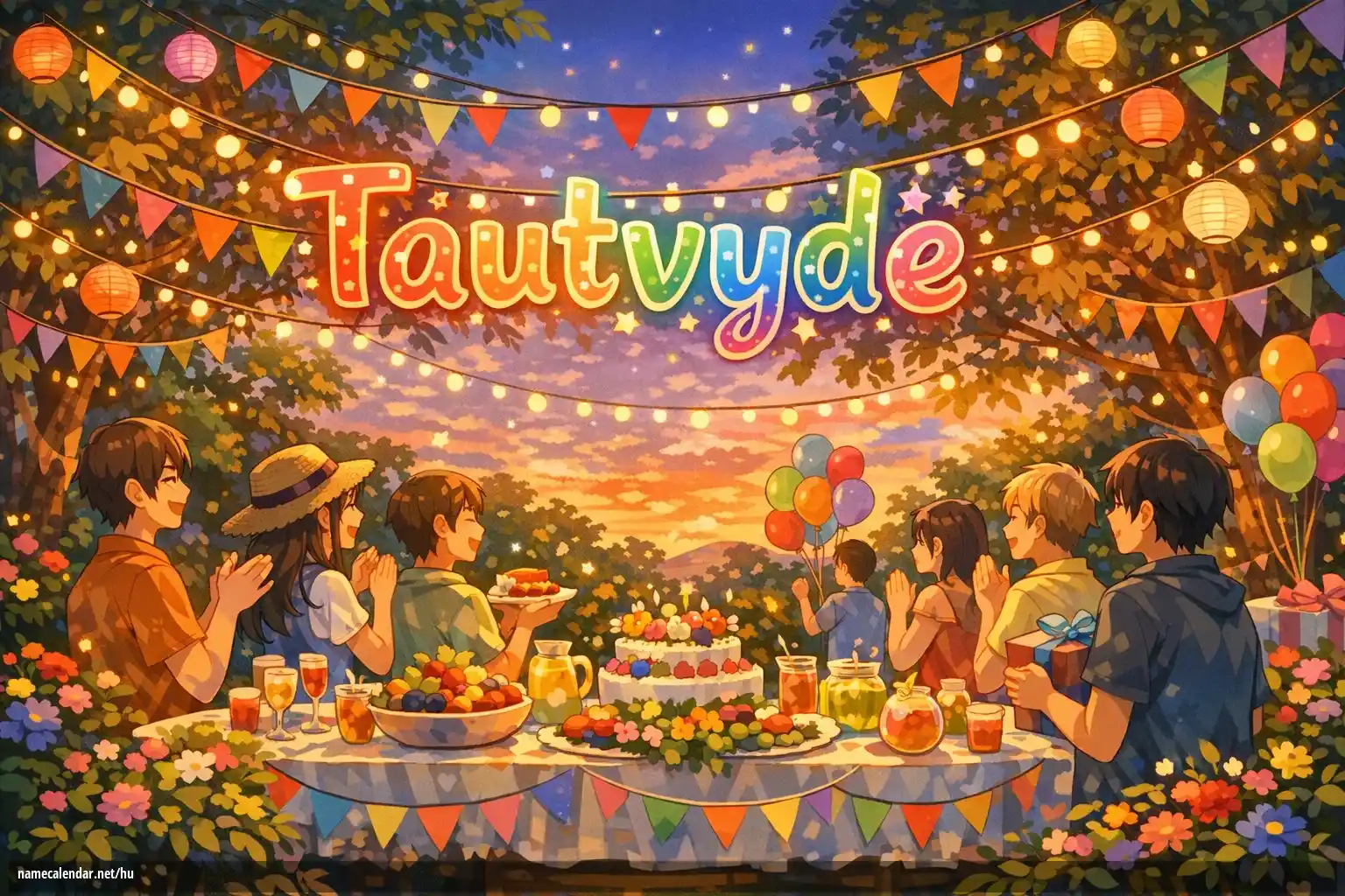 Névnap és név megünneplése - Tautvyde