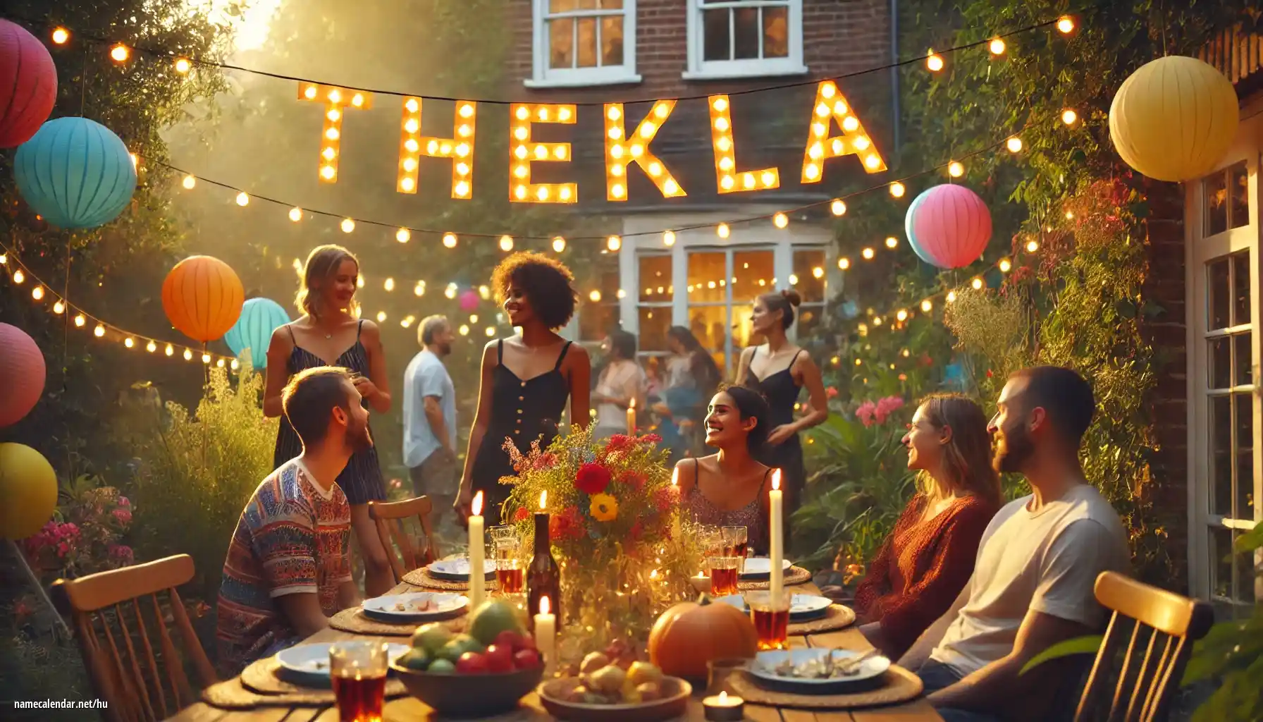 Névnap és név megünneplése - Thekla