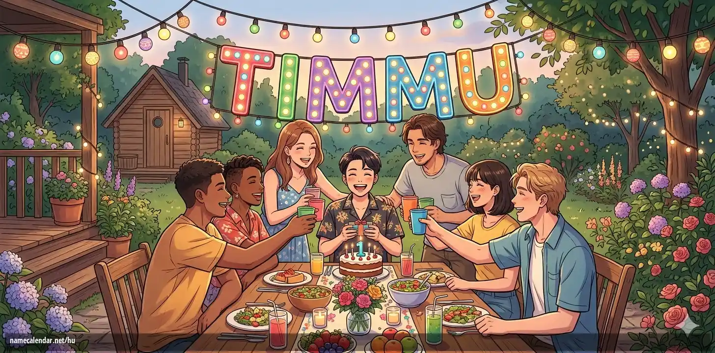 Névnap és név megünneplése - Timmu