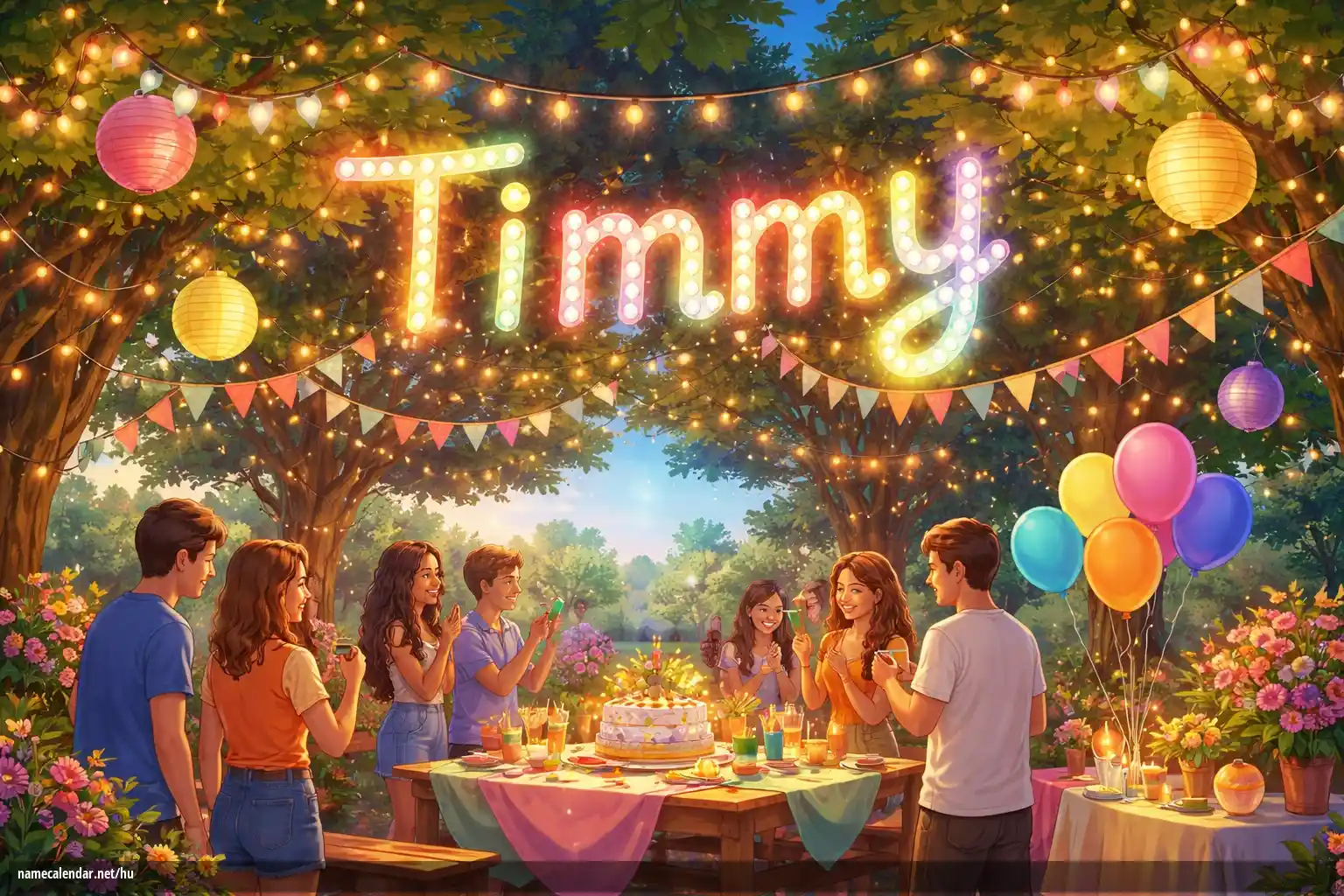 Névnap és név megünneplése - Timmy