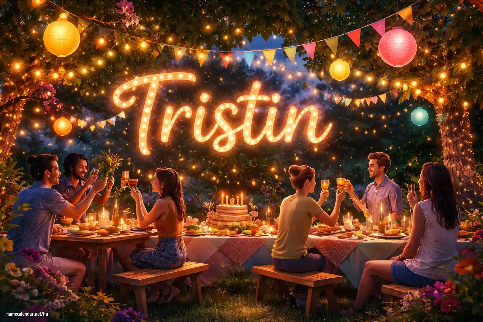 Névnap és név megünneplése - Tristin