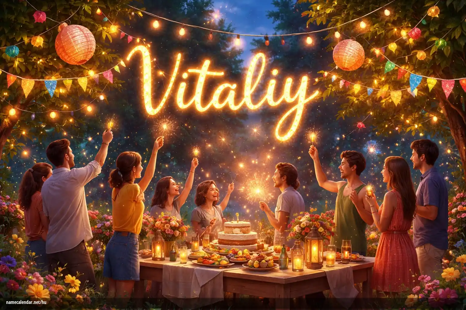 Névnap és név megünneplése - Vitaliy