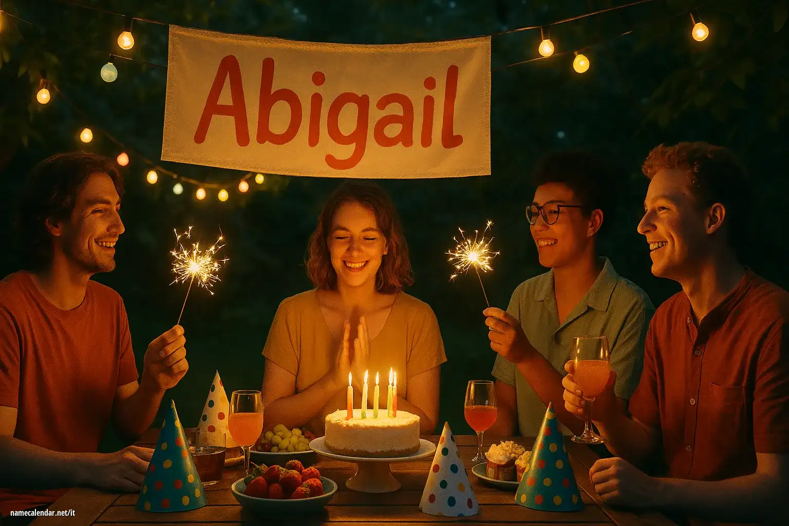 Celebrazione dell'onomastico e del nome - Abigail