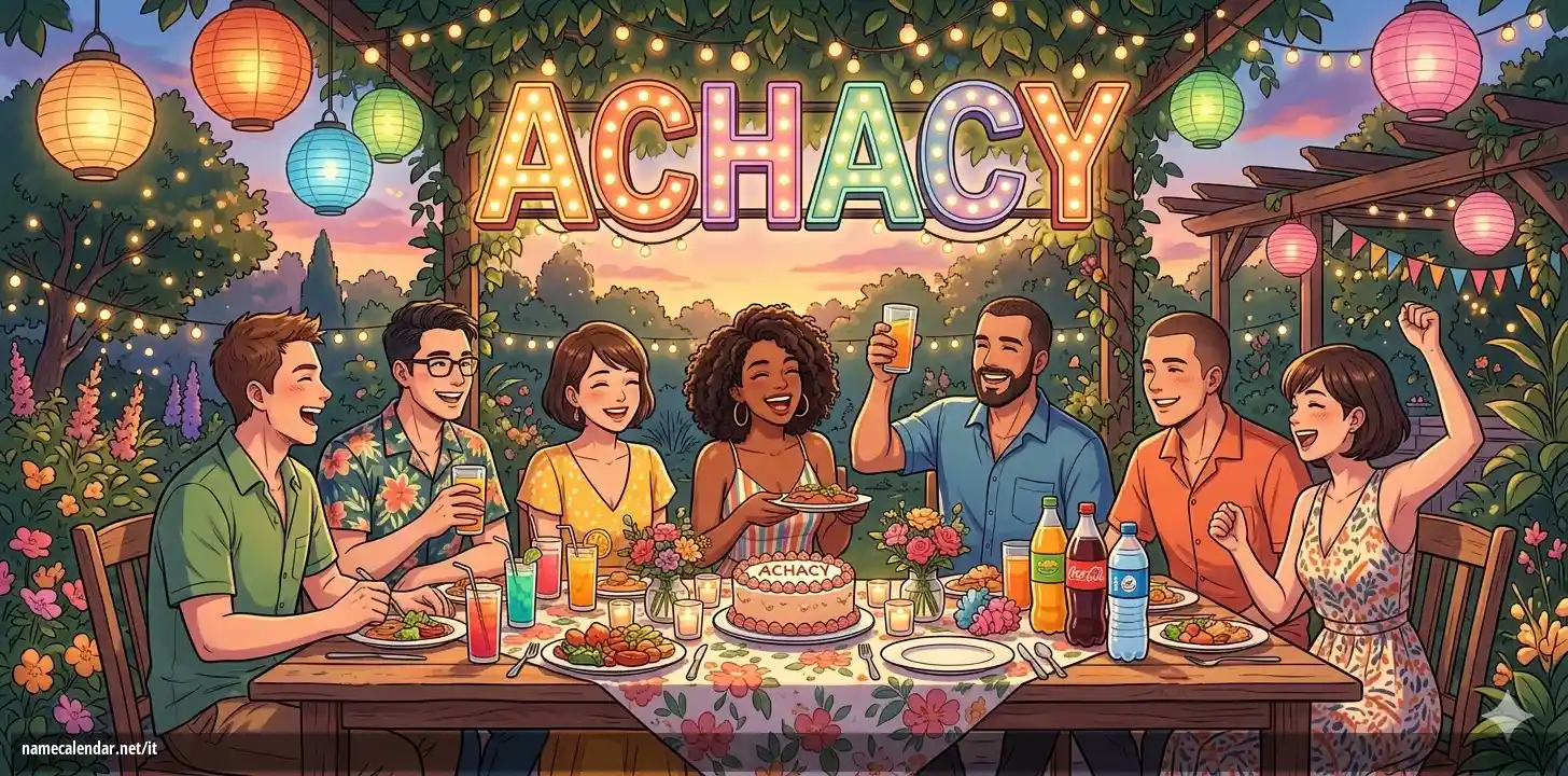 Celebrazione dell'onomastico e del nome - Achacy