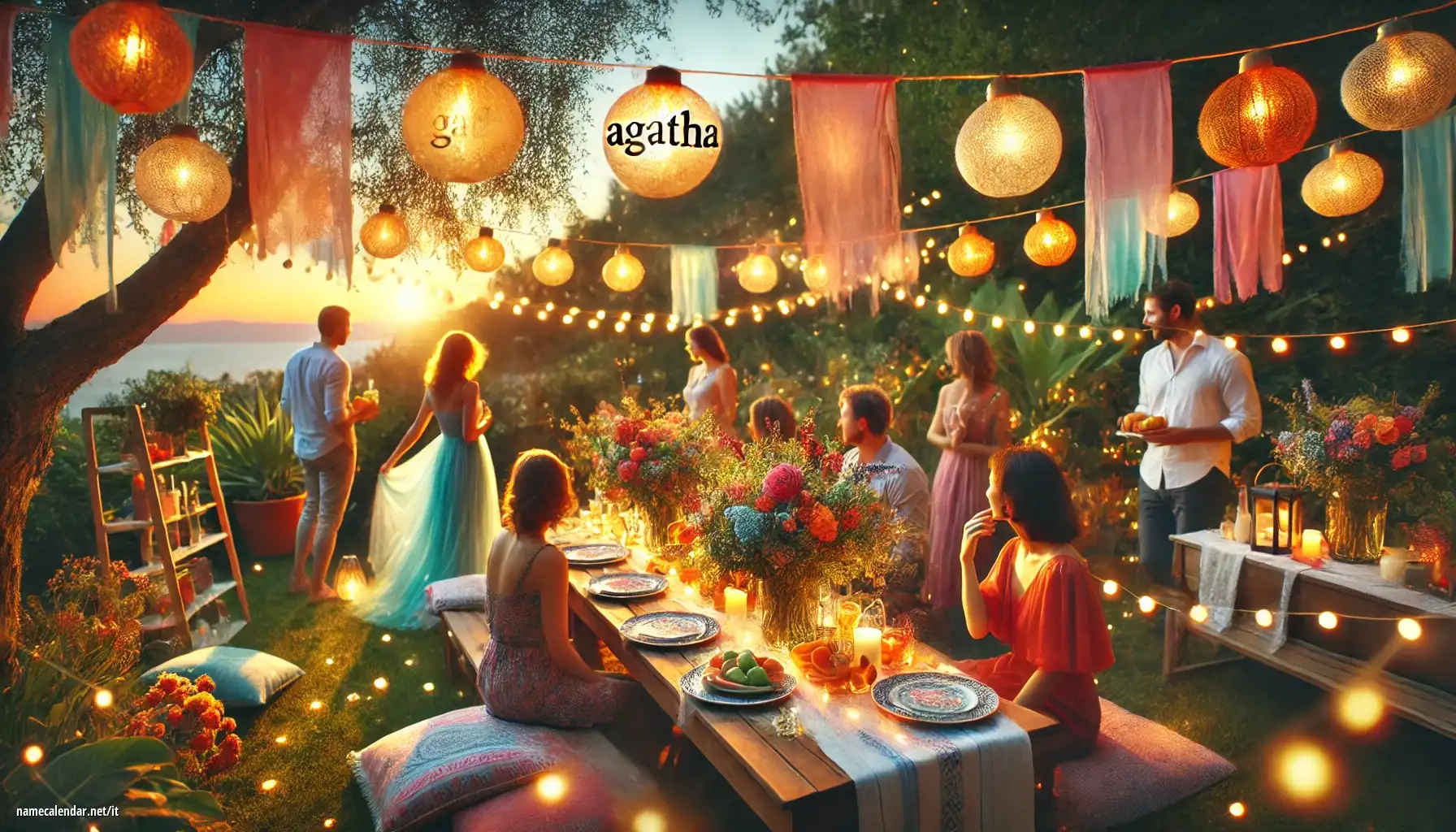 Celebrazione dell'onomastico e del nome - Agatha