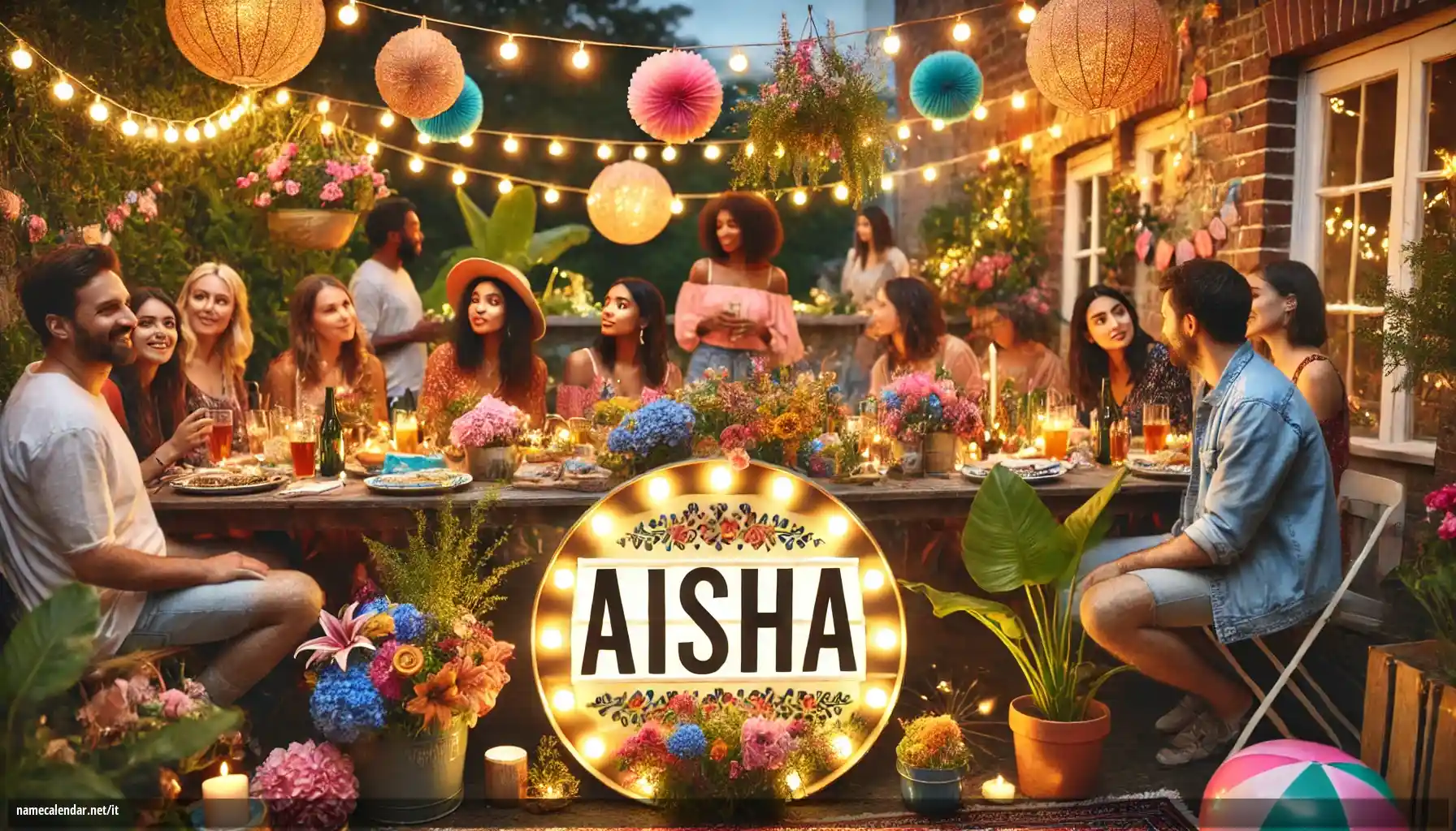 Celebrazione dell'onomastico e del nome - Aisha