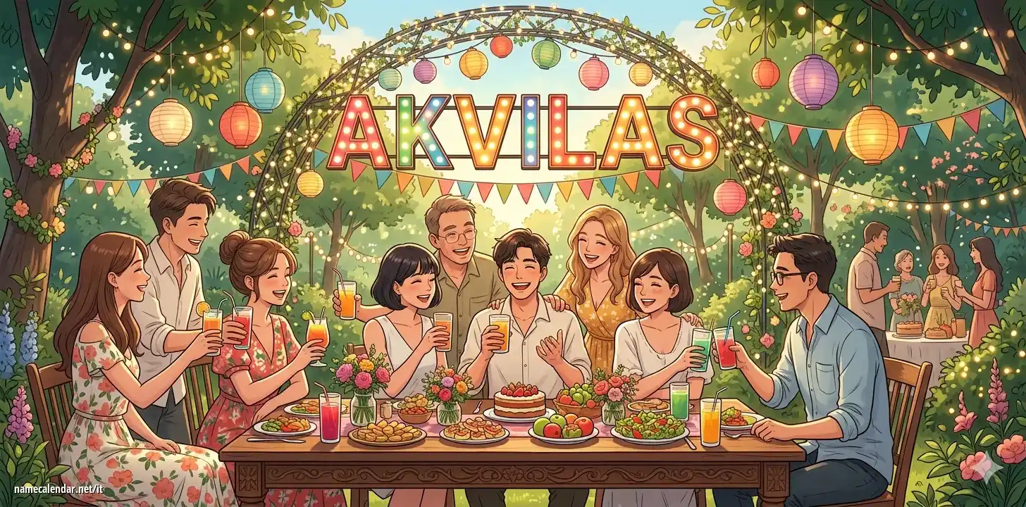 Celebrazione dell'onomastico e del nome - Akvilas