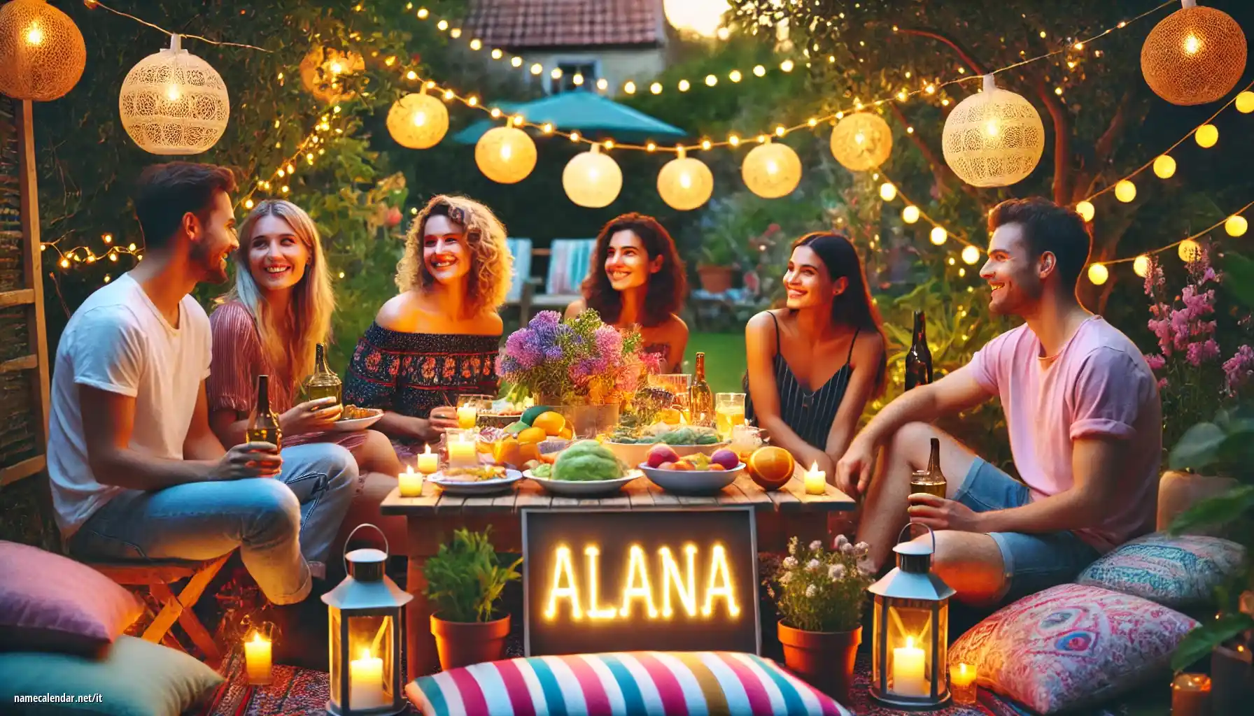 Celebrazione dell'onomastico e del nome - Alana