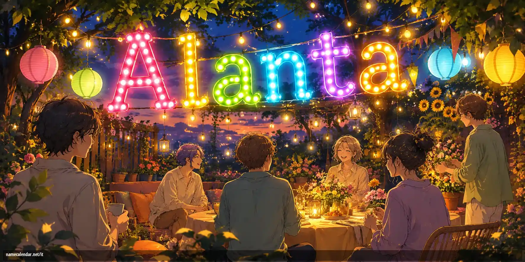Celebrazione dell'onomastico e del nome - Alanta