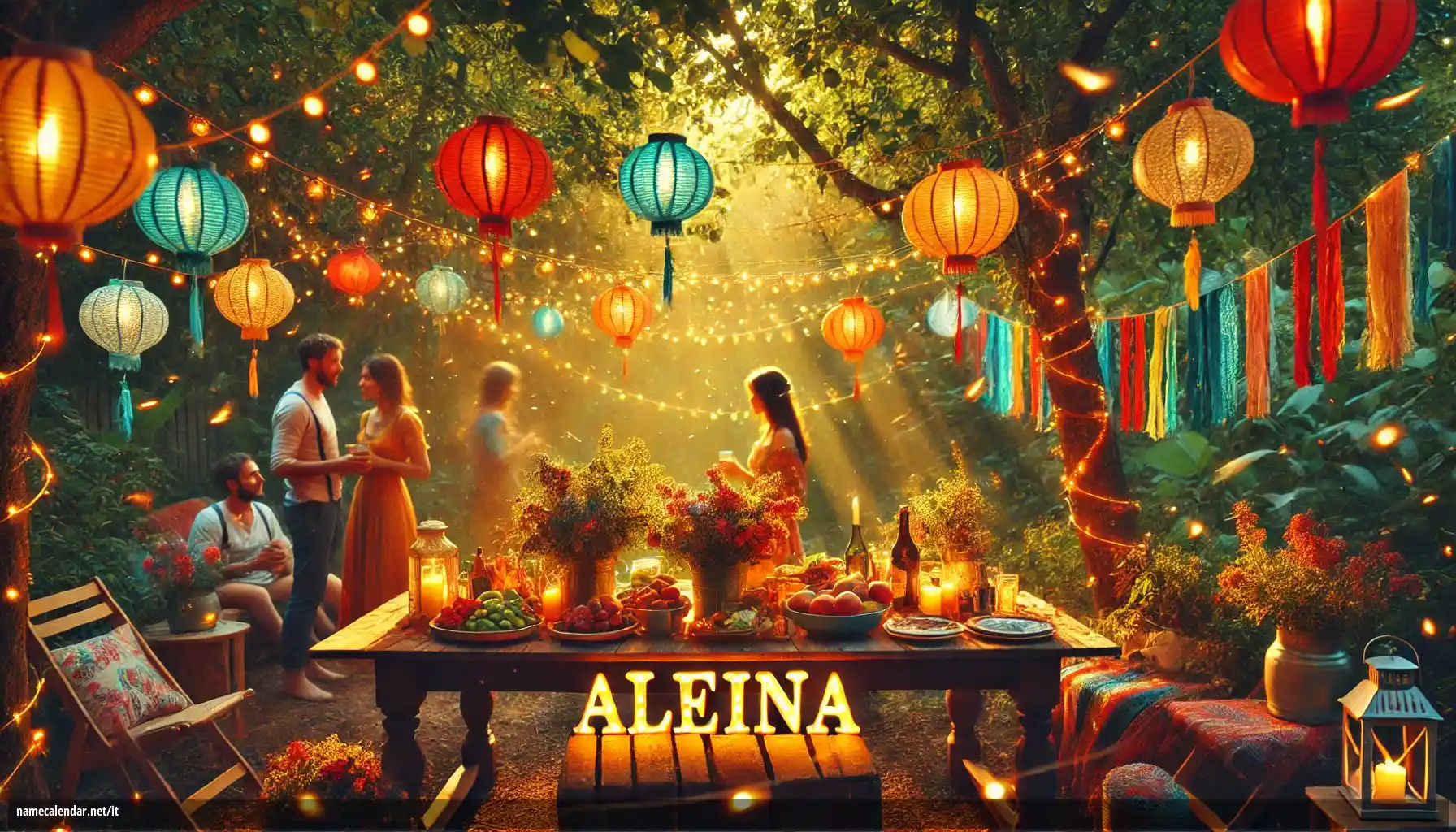Celebrazione dell'onomastico e del nome - Aleina