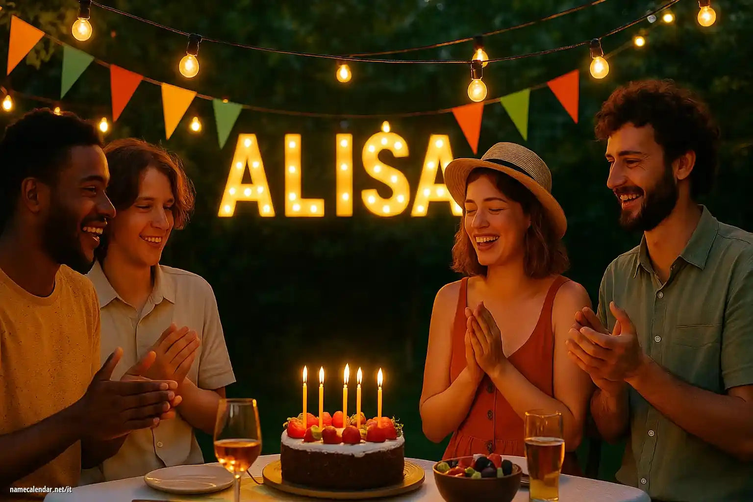 Celebrazione dell'onomastico e del nome - Alisa