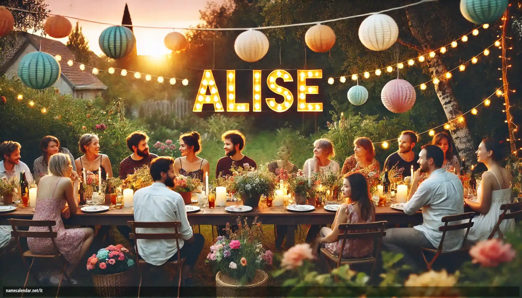 Celebrazione dell'onomastico e del nome - Alise