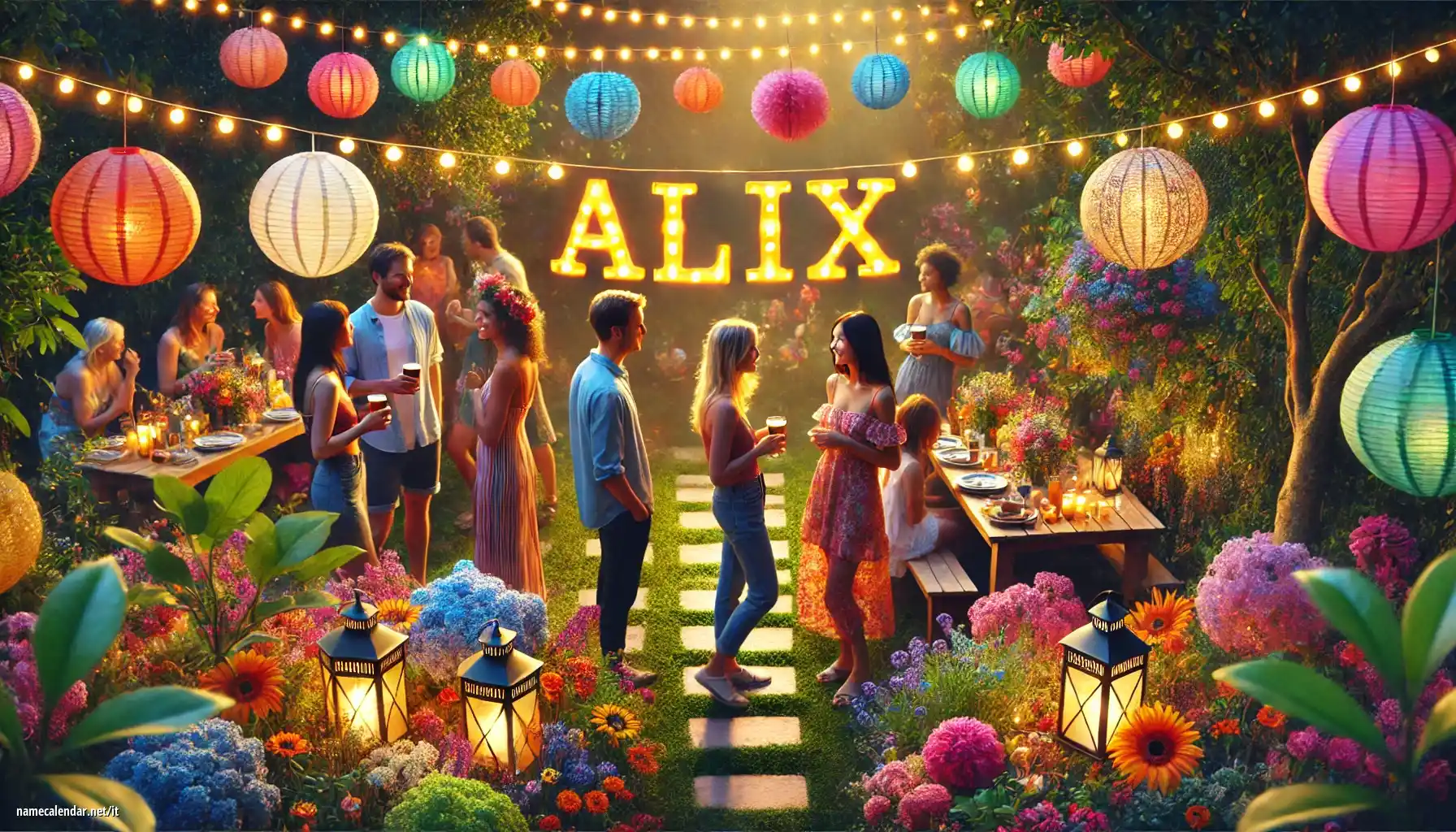 Celebrazione dell'onomastico e del nome - Alix