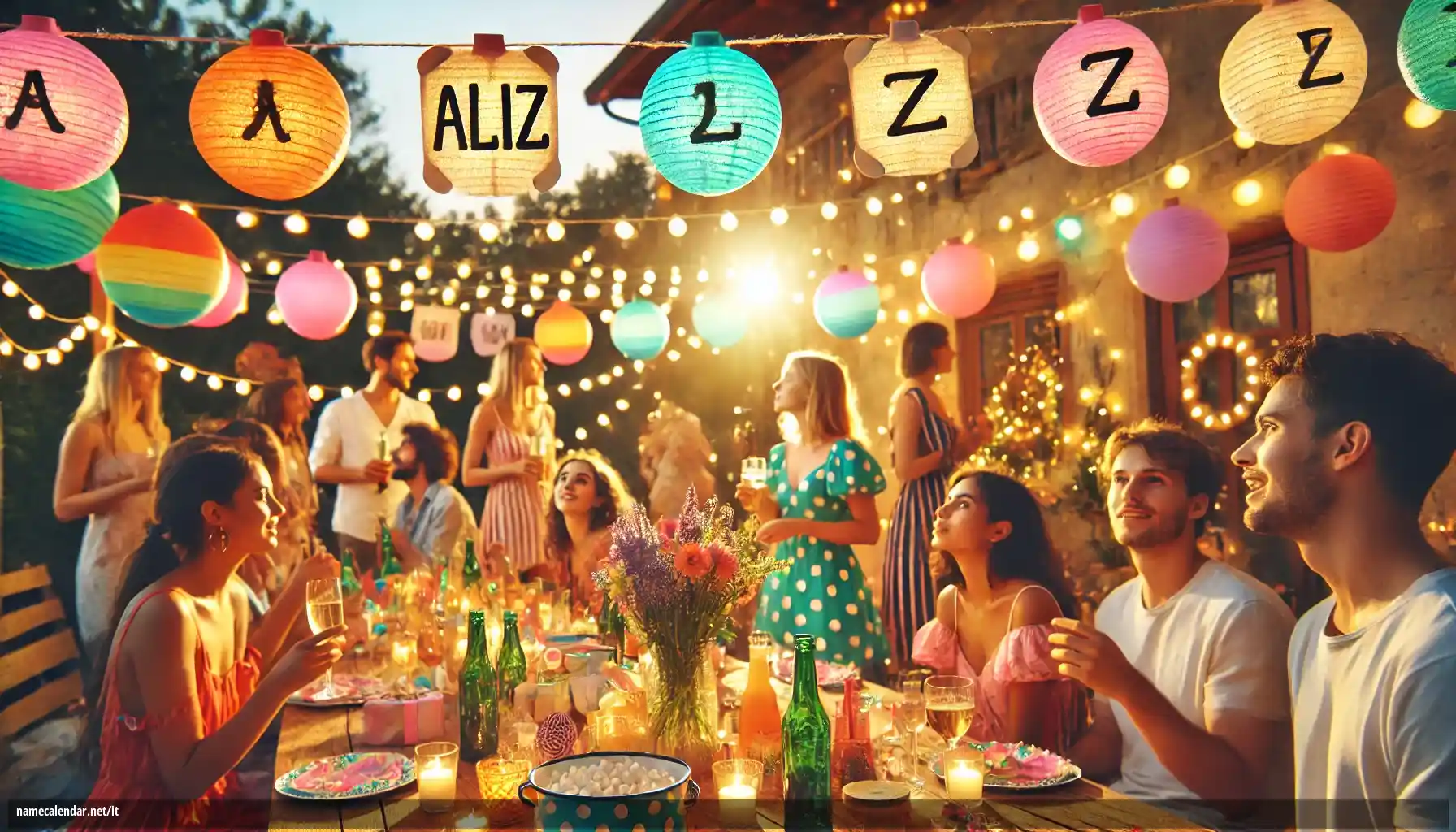 Celebrazione dell'onomastico e del nome - Aliz