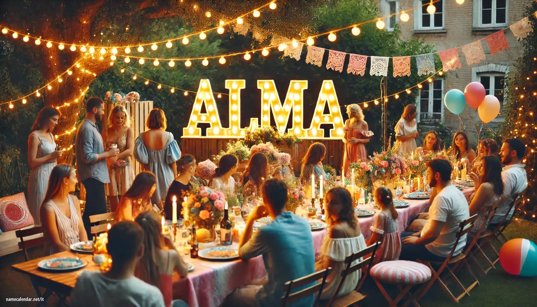 Celebrazione dell'onomastico e del nome - Alma