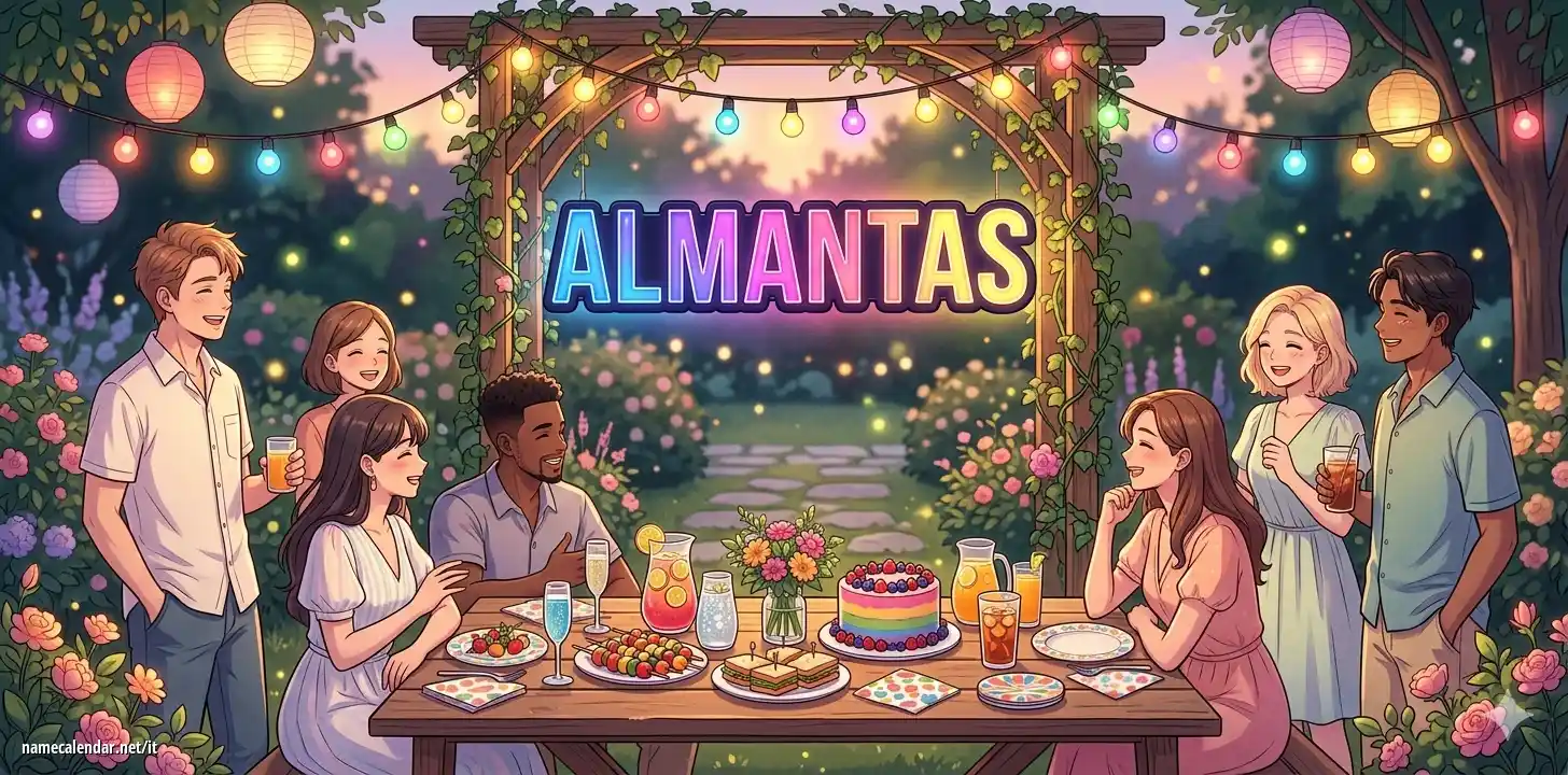 Celebrazione dell'onomastico e del nome - Almantas