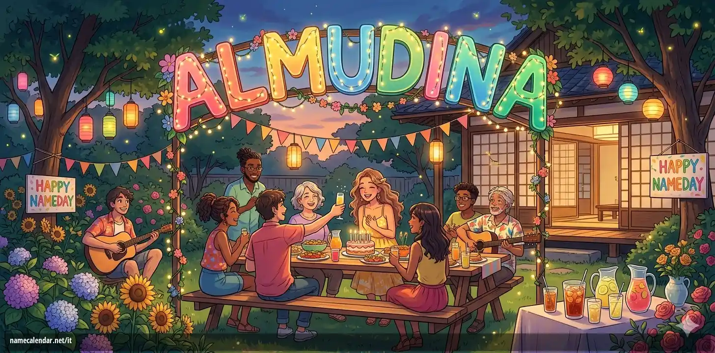 Celebrazione dell'onomastico e del nome - Almudina