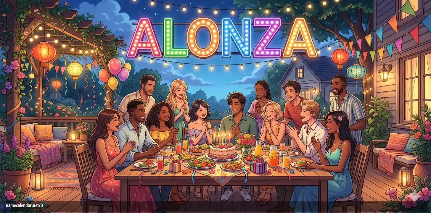 Celebrazione dell'onomastico e del nome - Alonza