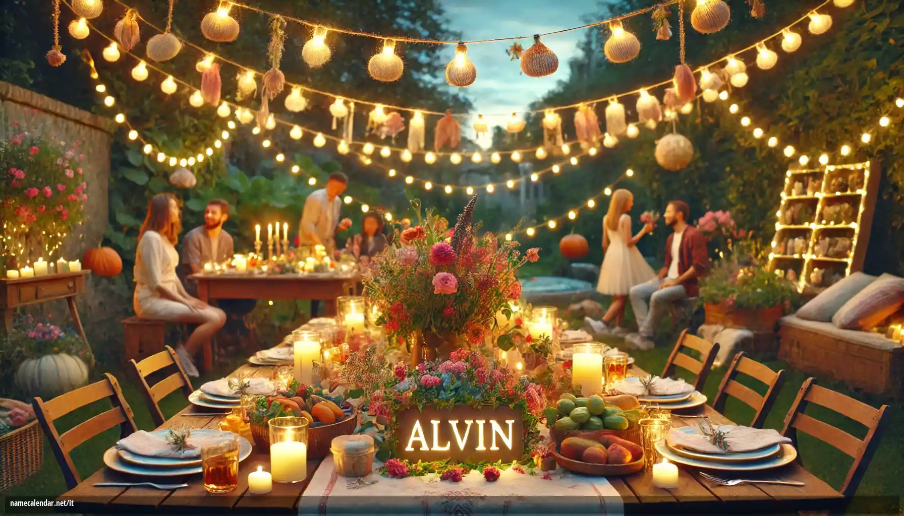 Celebrazione dell'onomastico e del nome - Alvin