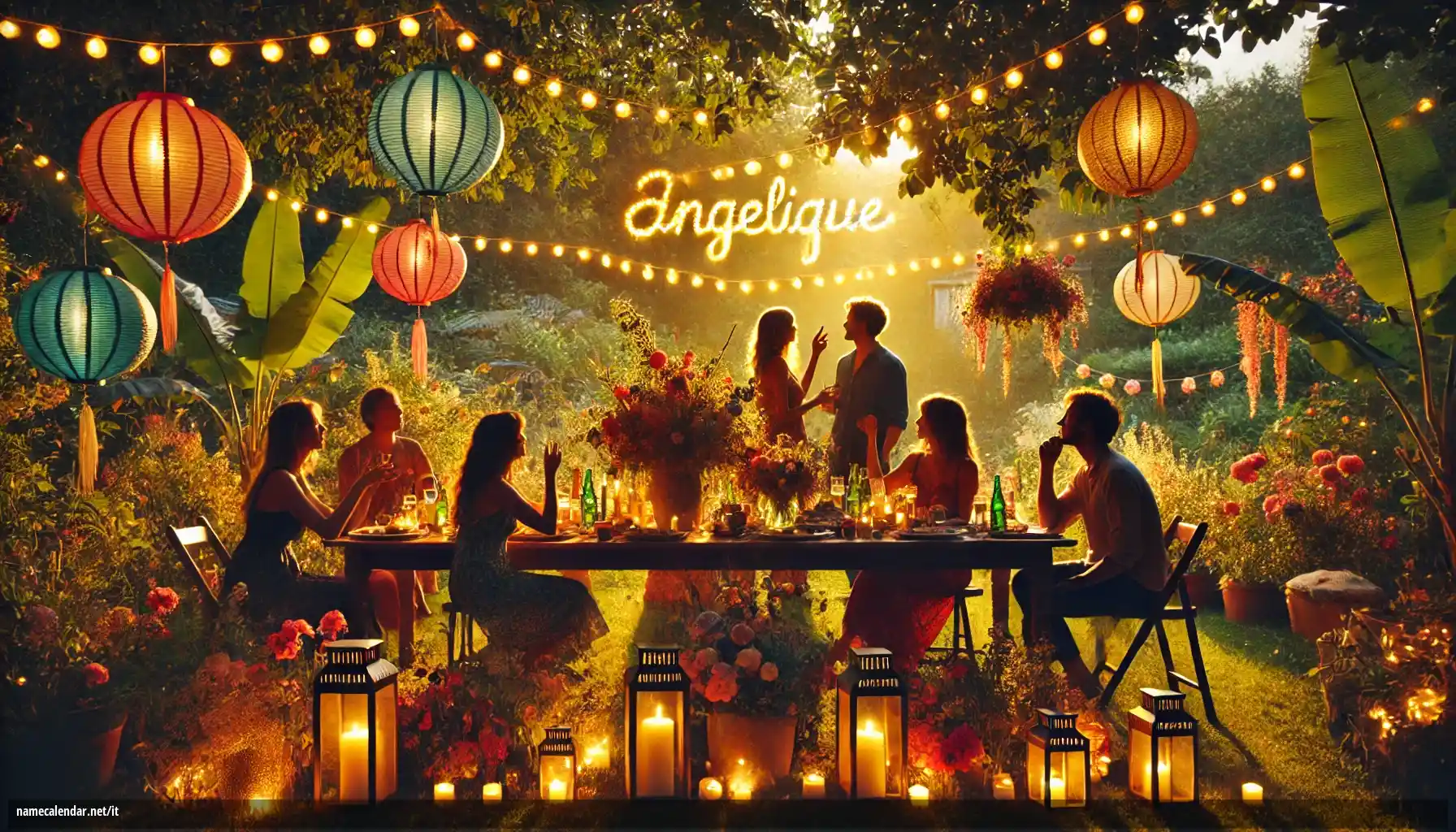 Celebrazione dell'onomastico e del nome - Angelique