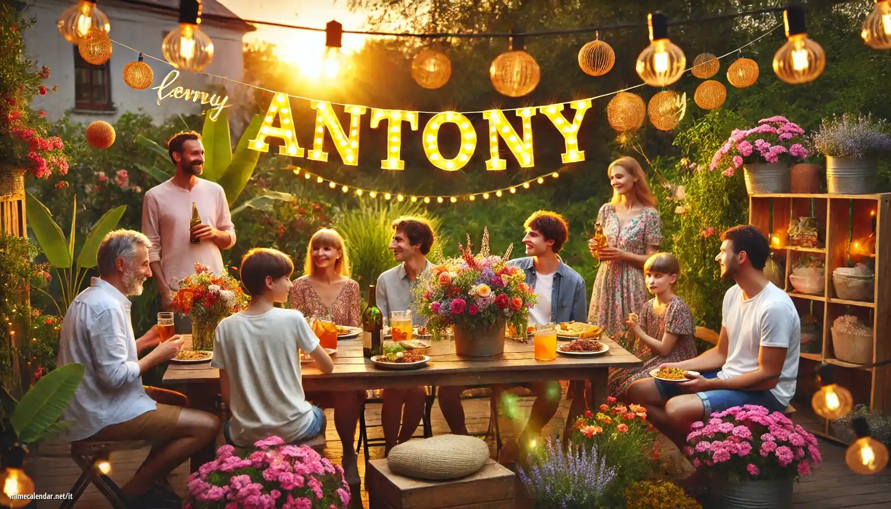 Celebrazione dell'onomastico e del nome - Antony