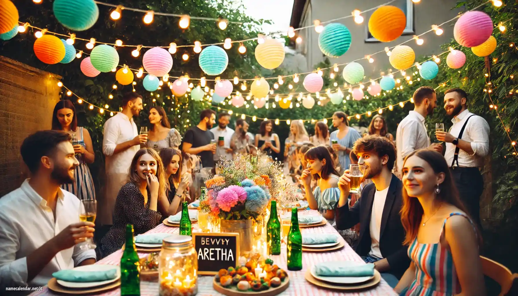 Celebrazione dell'onomastico e del nome - Aretha