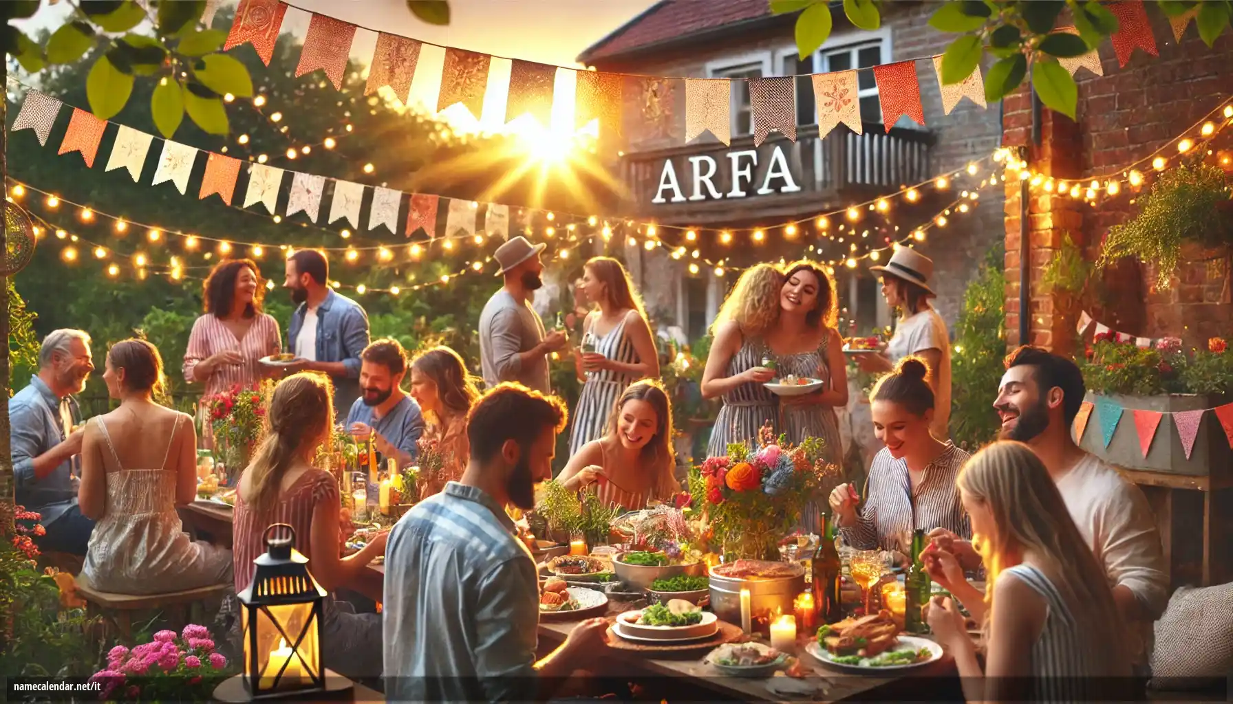 Celebrazione dell'onomastico e del nome - Arfa