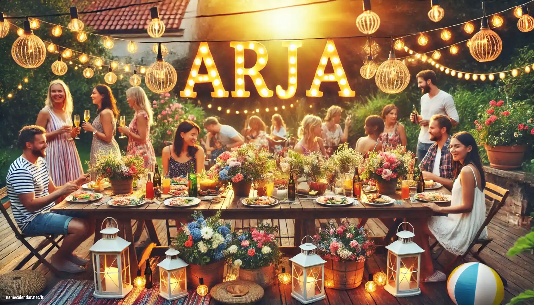 Celebrazione dell'onomastico e del nome - Arja